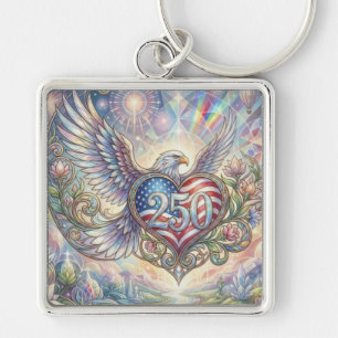 Beautiful USA 250 Eagle Keychain