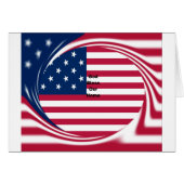 Beautiful USA Flag God Bless Our Home (Front Horizontal)