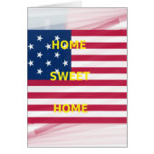 Beautiful USA Flag Home Sweet Home (Front)