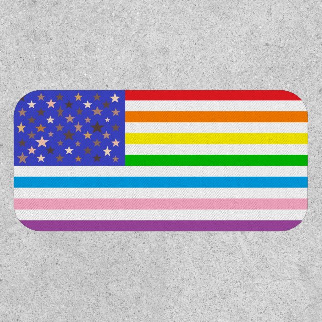 Beautiful USA Flag Patch (Front)