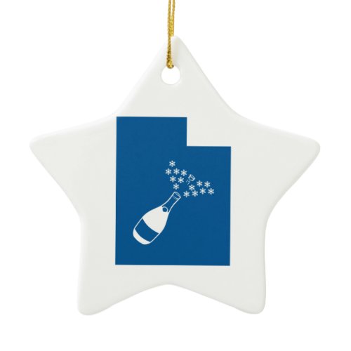 Beautiful Utah Ceramic Ornament