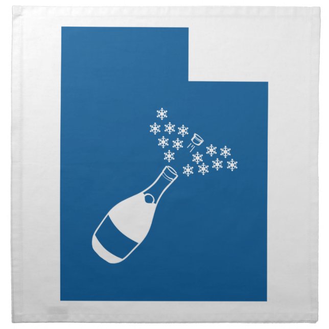 Beautiful Utah Cloth Napkin (Front)