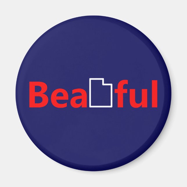 Beautiful Utah Magnet (Front)