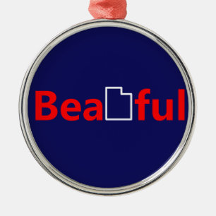 Beautiful Utah Metal Ornament