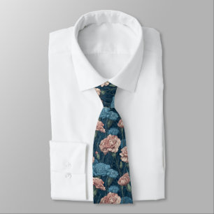 Beautiful Valentine Gifts For Dad Carnation Neck Tie