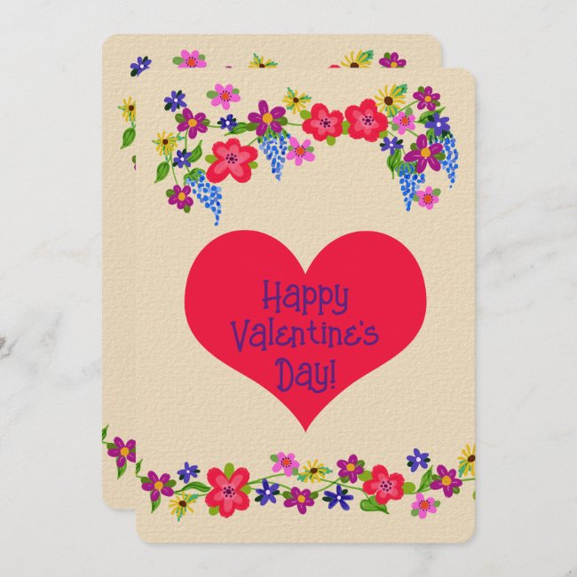 Beautiful Valentine's Day Hearts and Flowers