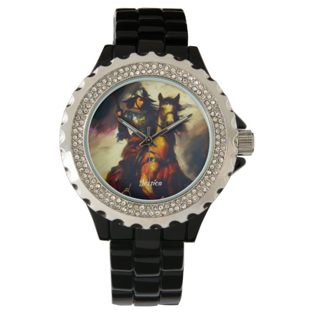 Beautiful Valkyrie on Horseback Watch (Front)