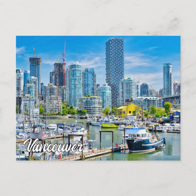 Beautiful Vancouver, British Columbia, Canada Postcard (Front)