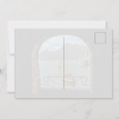 Beautiful Varenna Italy Boat Photo Postcard (Back)