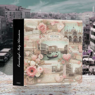 Beautiful Venice Italy Photo Album AI Generated 3 Ring Binder