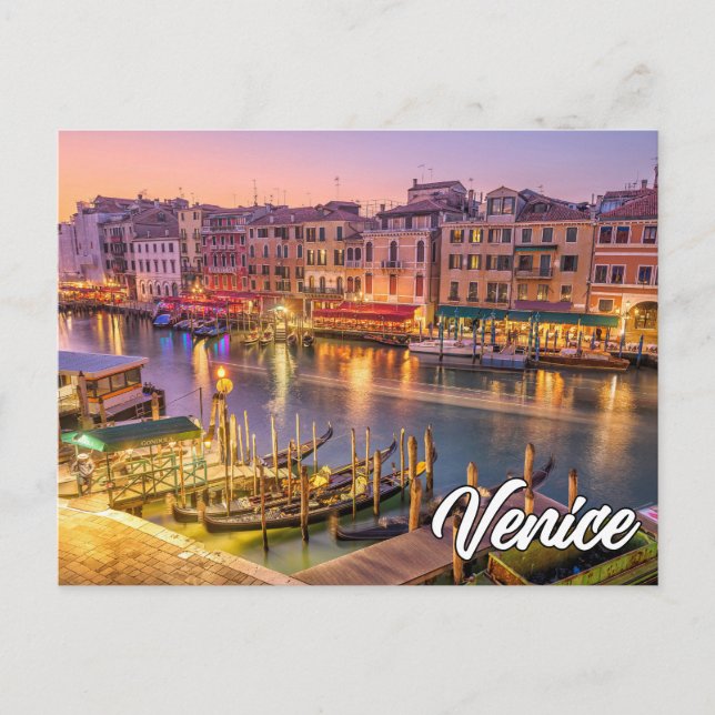 Beautiful Venice, Italy Postcard (Front)