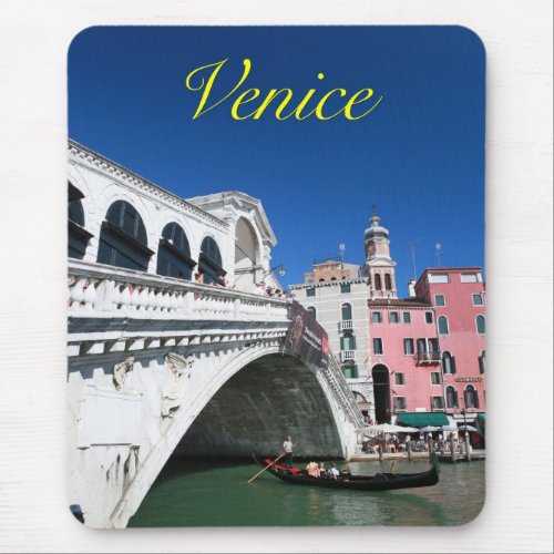 Beautiful Venice Rialto Bridge Mouse Pad