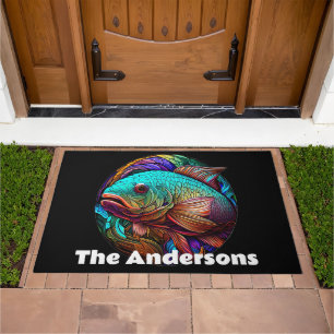 Beautiful Vibrant Fish Doormat