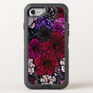 Beautiful Vibrant Flowers OtterBox Defender iPhone SE/8/7 Case