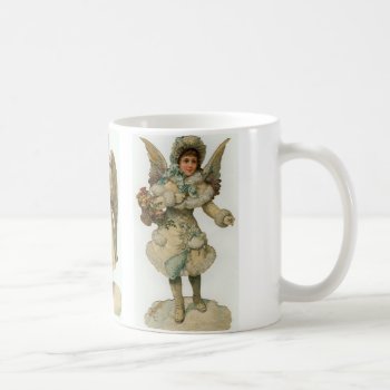 Beautiful Victorian Angel Mug by vintagecreations at Zazzle