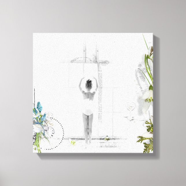 Beautiful Victorian Ballet Elegant Wall Art (Front)