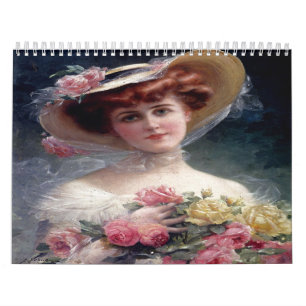 Beautiful Victorian Ladies Paintings Calendar