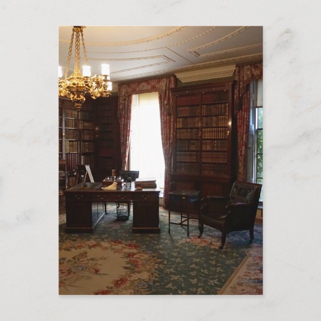 Beautiful Victorian Study Postcard (Front)