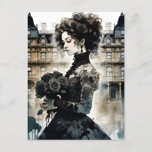 Beautiful Victorian Woman Postcard