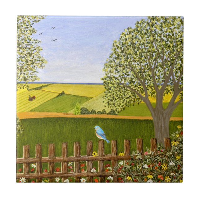 Beautiful View Ceramic Tile (Front)