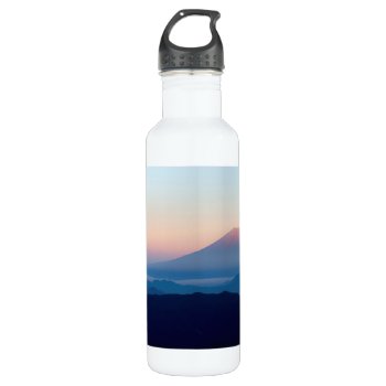 Beautiful View Mt. Fuji  Japan  Sunrise Water Bottle by WonderfulPictures at Zazzle