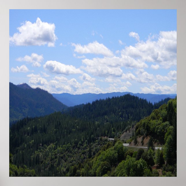 Beautiful view of the valley.... poster (Front)