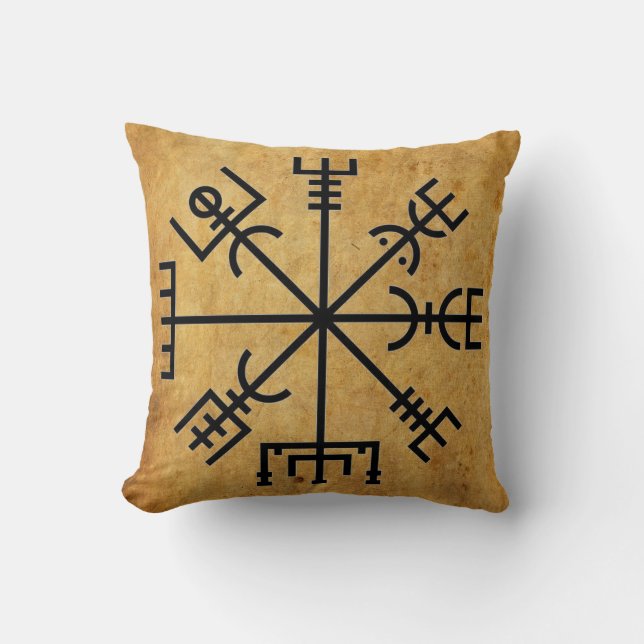 Beautiful Viking Compass Pillow! Throw Pillow (Front)