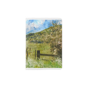 Beautiful Vineyard in Napa Valley Passport Holder