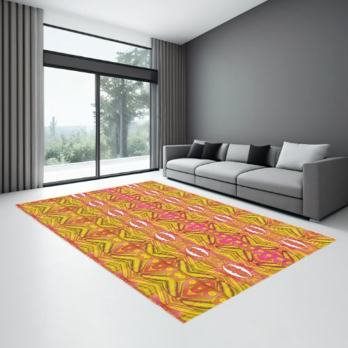 Beautiful Vintage Ancient Egyptian Pattern Design Rug