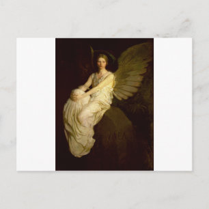 Beautiful Vintage Angel - Abbott Handerson Thayer Postcard