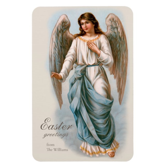 Beautiful vintage angel CC1092 Easter greetings Magnet (Vertical)