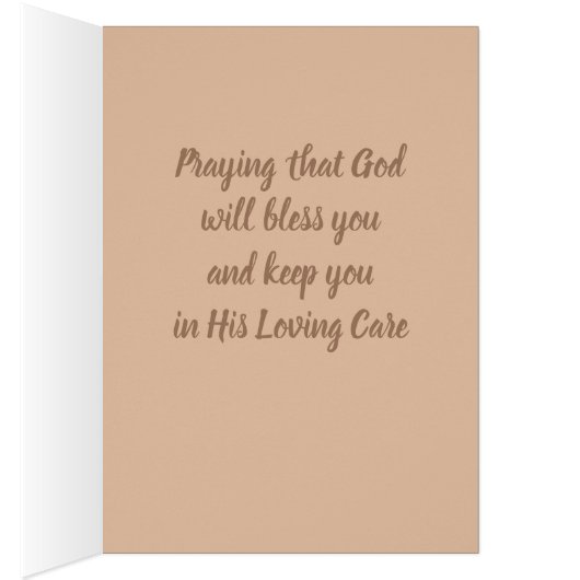 Beautiful Vintage Angel Praying Rosary (Inside (Right))