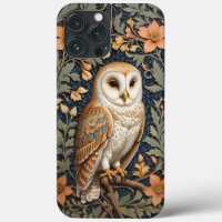 Beautiful Vintage Barn Owl William Morris Inspired
