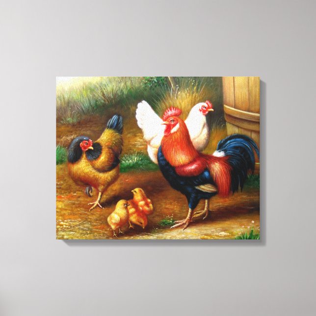 beautiful vintage canvas painting  20 print (Front)