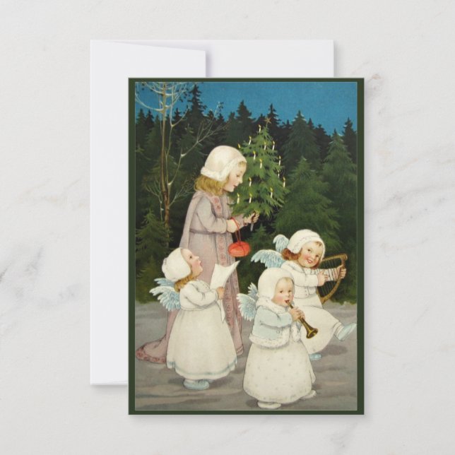 Beautiful vintage Christmas card (Front)