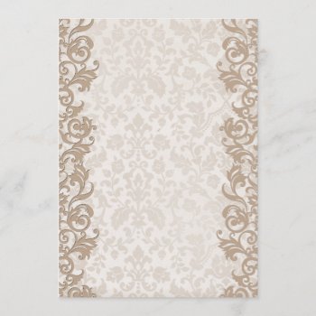 Beautiful Vintage Design  Notecard  Or Invitation. Invitation by Zhannzabar at Zazzle