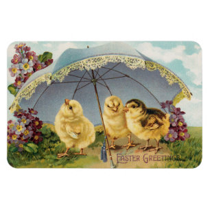 Beautiful Vintage Easter Magnet