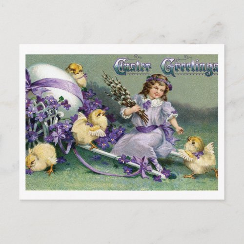 Beautiful Vintage Easter Postcard