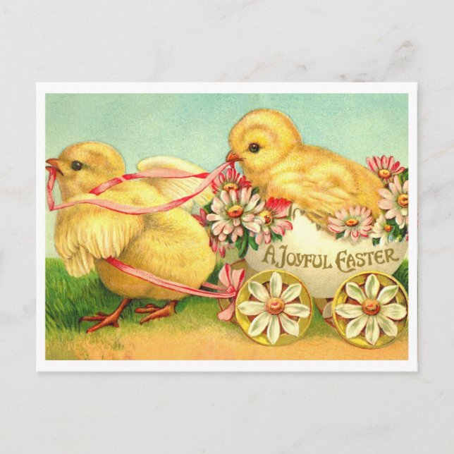 Beautiful Vintage Easter Postcard (Front)