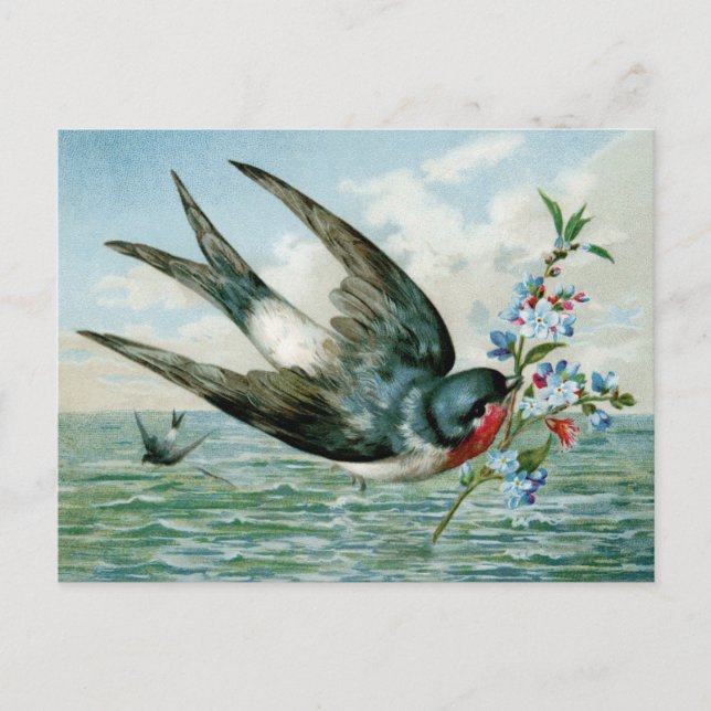 Beautiful Vintage Easter Postcard (Front)