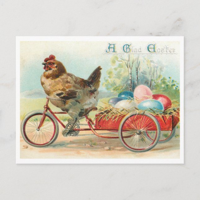 Beautiful Vintage Easter Postcard (Front)