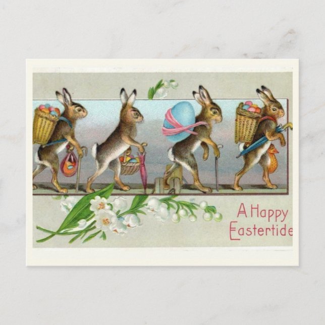 Beautiful Vintage Easter Postcard (Front)