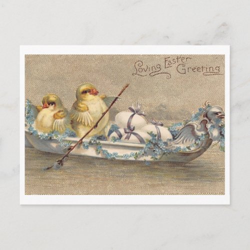 Beautiful Vintage Easter Postcard