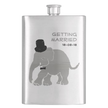 Beautiful Vintage Elephant Groom With Cylinder Flask by EleSil at Zazzle