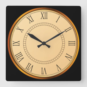 Beautiful Vintage Face Roman Numeral Wall Clock