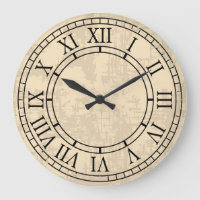 Beautiful Vintage Face Roman Numeral Wall Clock