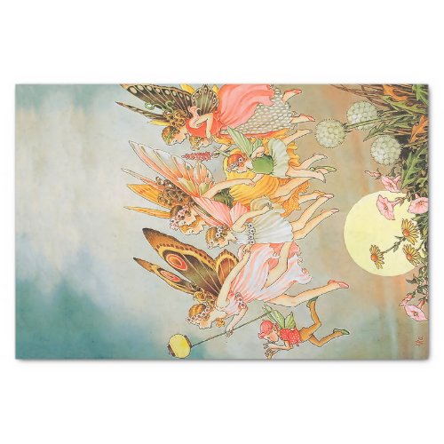 Beautiful Vintage Fairies Fairy Fantasy Magical Tissue Paper