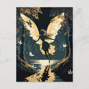 Beautiful Vintage Fairy Postcard