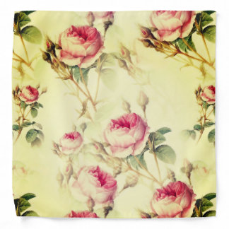 Beautiful Vintage Floral Bandana