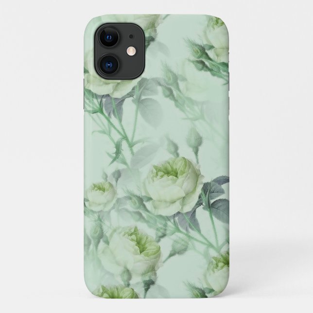 Beautiful Vintage Floral Case-Mate iPhone Case (Back)